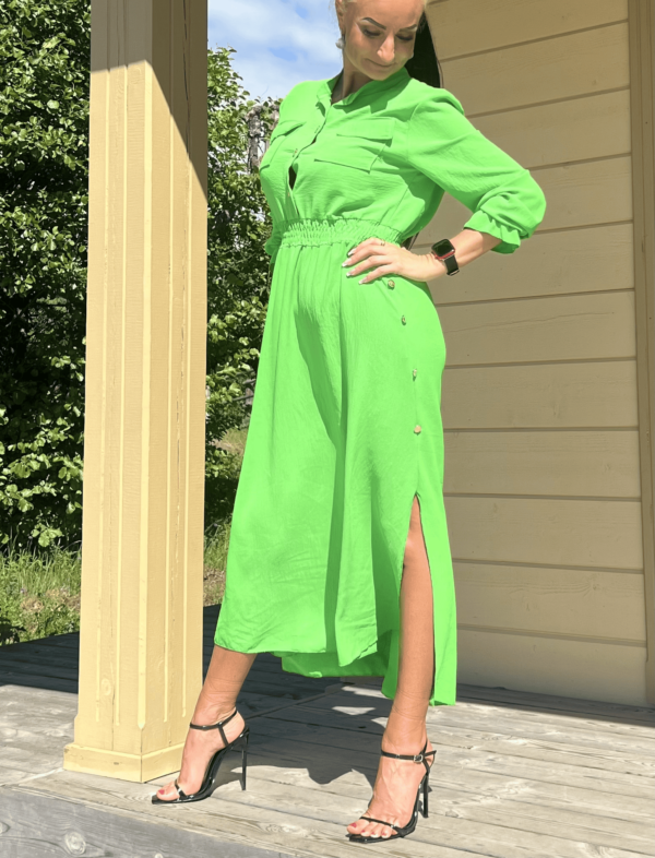 Roheline pikk kleit - Kiira - Image 2