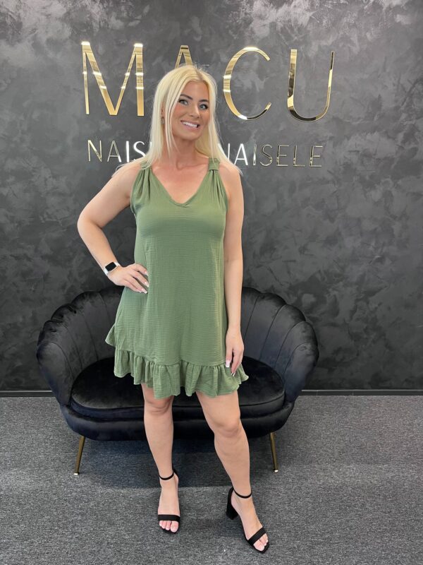 Khaki musliinist suvekleit