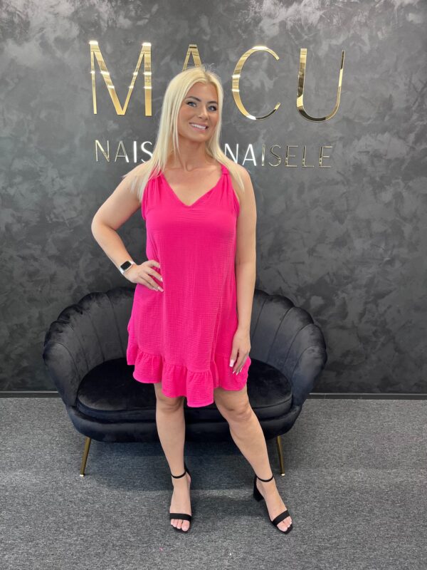 Fuksia musliinist suvekleit