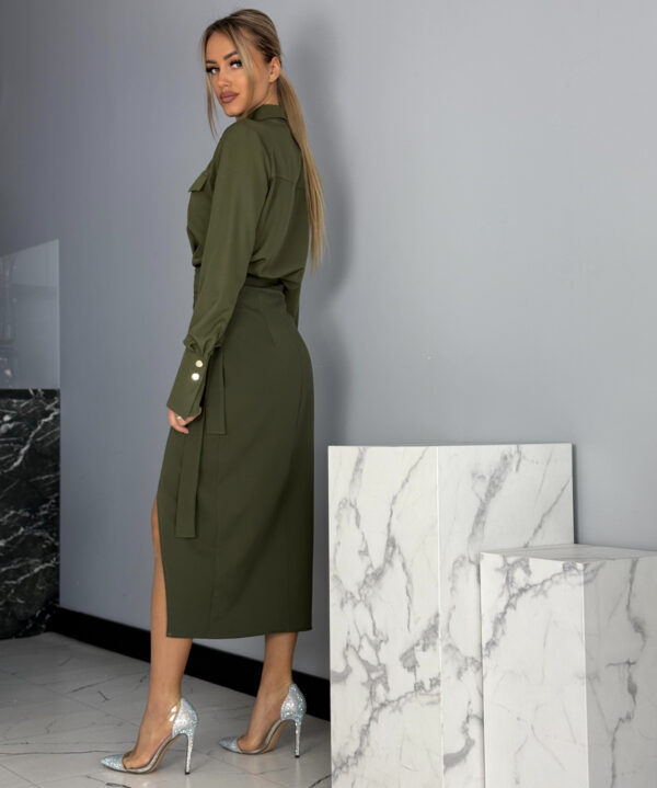 Tume khaki midi hõlmikseelik