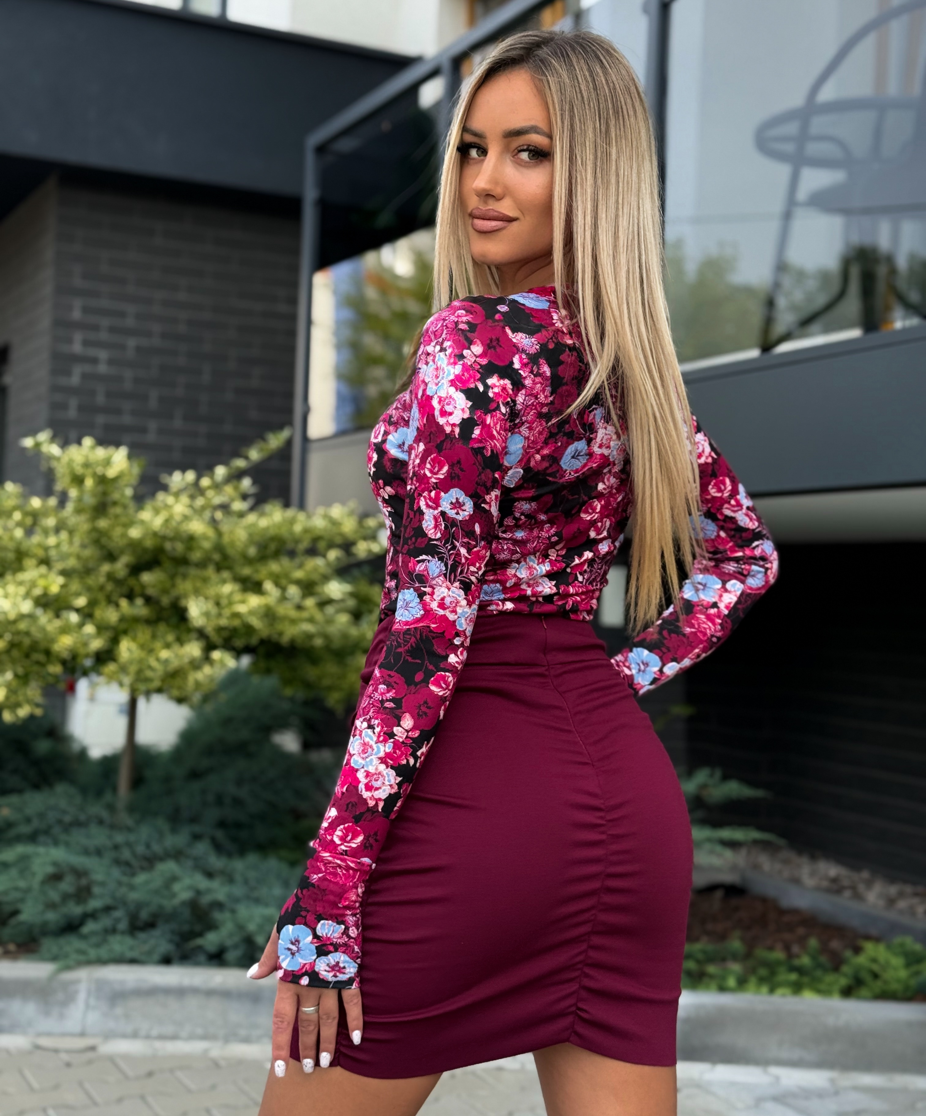 Väikeste lilledega pluus Ly-ly